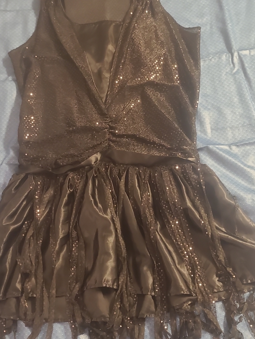 Sleeveless Black Sequin Midi Dress